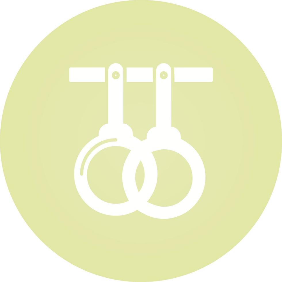 Gym Rings Vector Icon