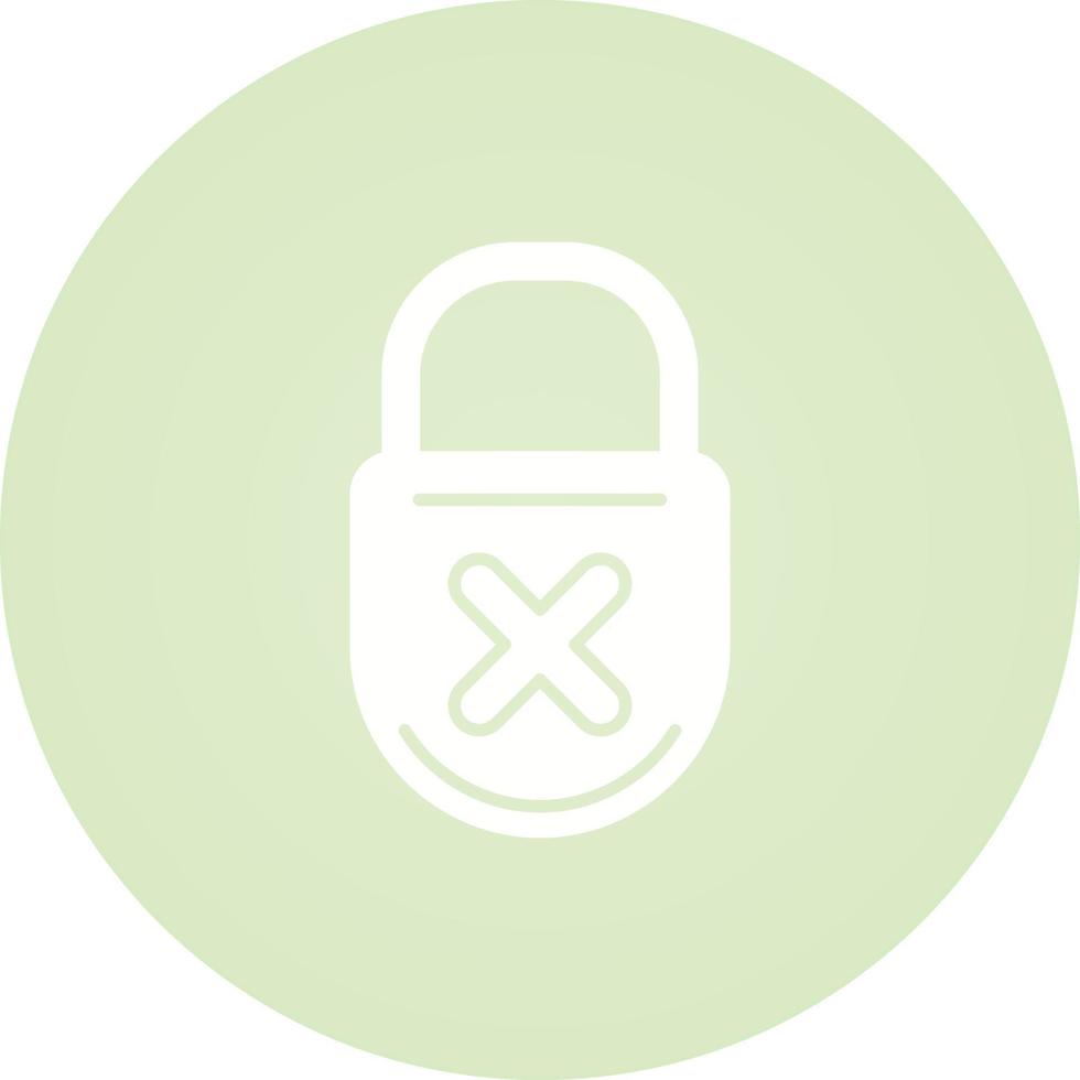 Unprotected Vector Icon