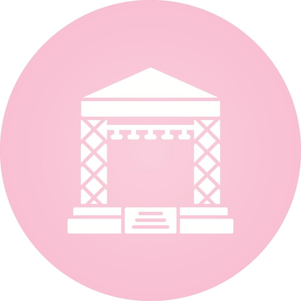 Stage Vector Icon