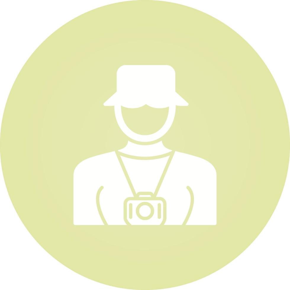 Tourist Vector Icon