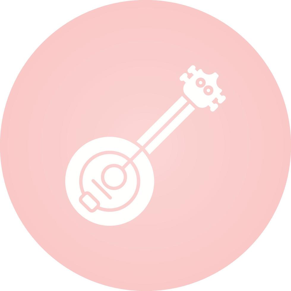 icono de vector de banjo