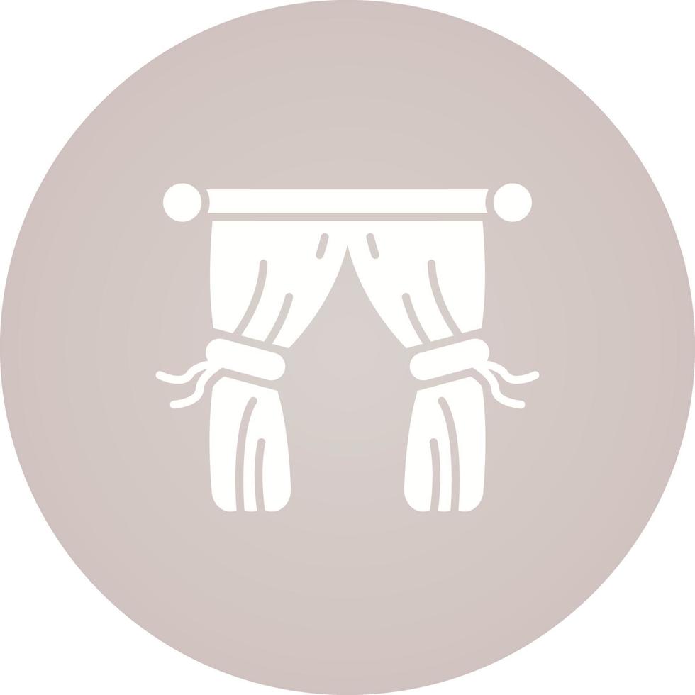 Curtains Vector Icon