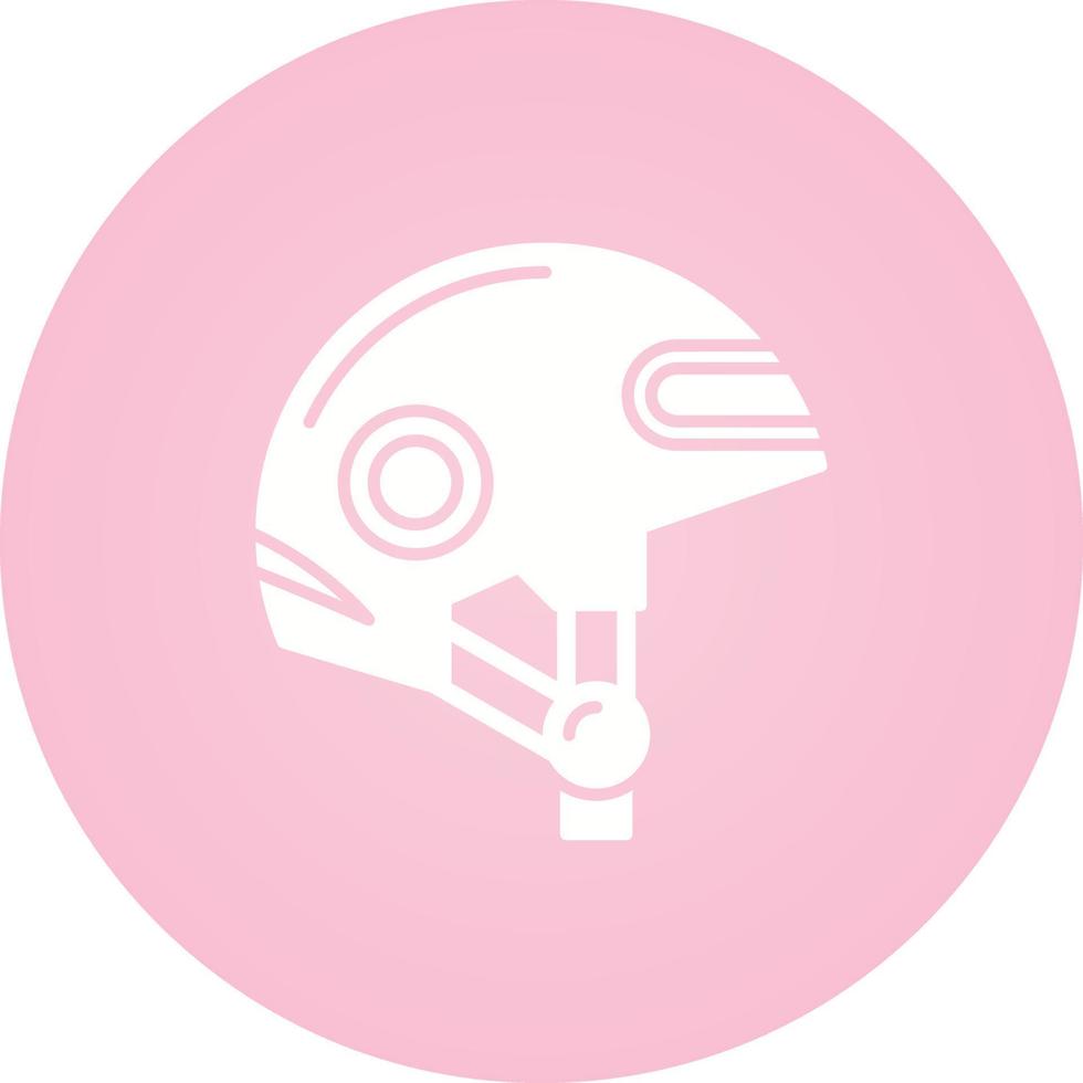 icono de vector de casco