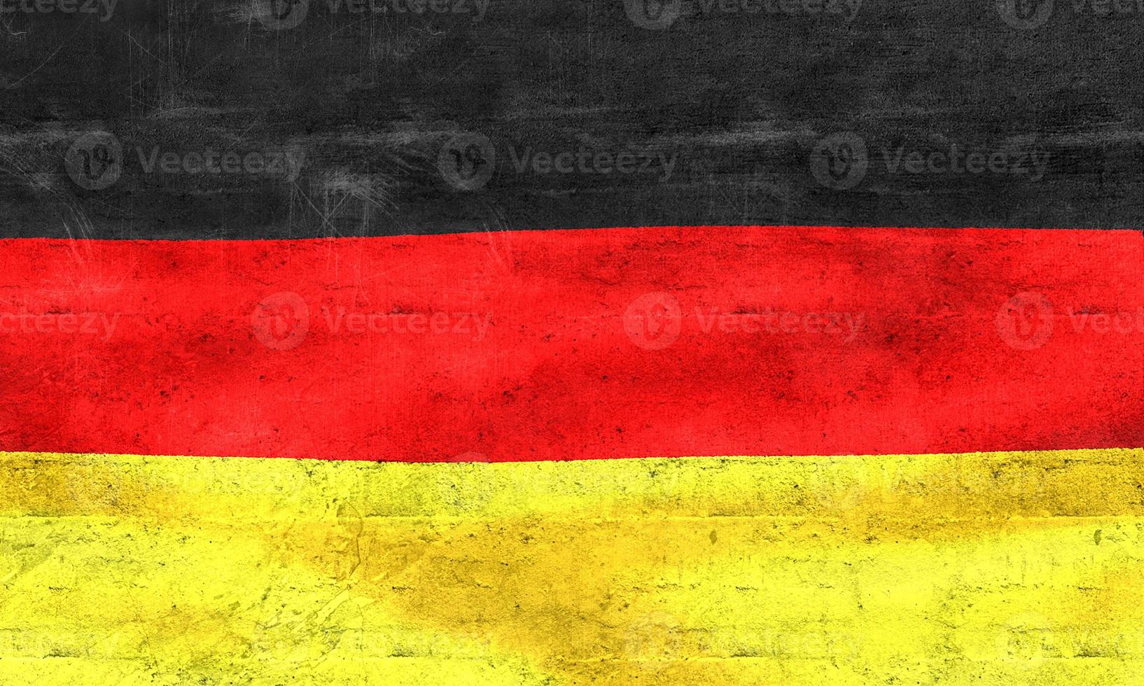 bandera de alemania - bandera de tela que agita realista foto