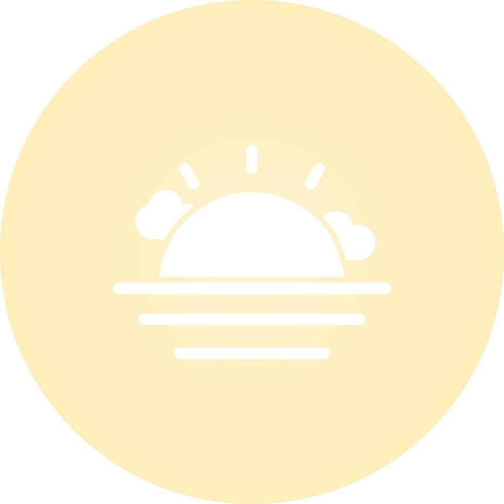 Sunset Vector Icon
