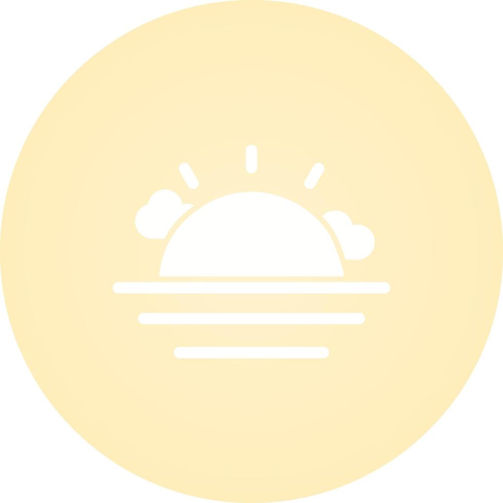 Sunset Vector Icon