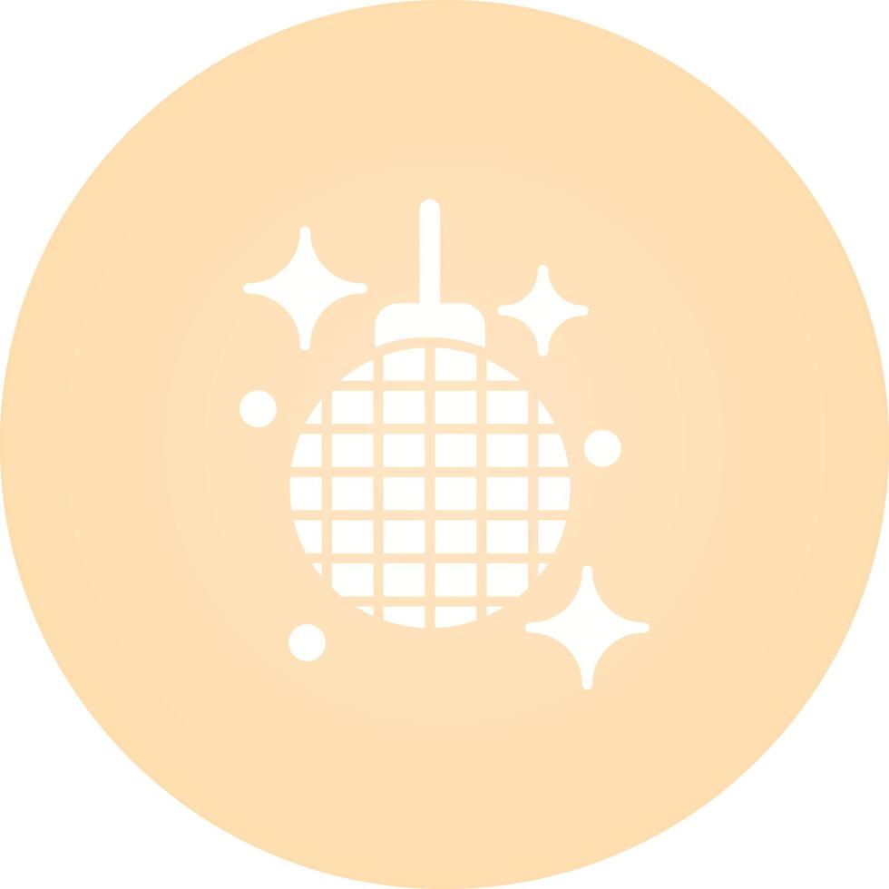 icono de vector de bola de discoteca