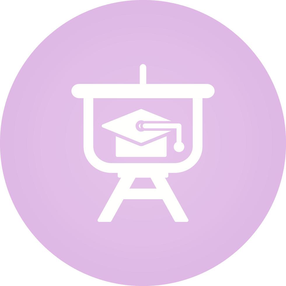 Graduation Presentation Vector Icon
