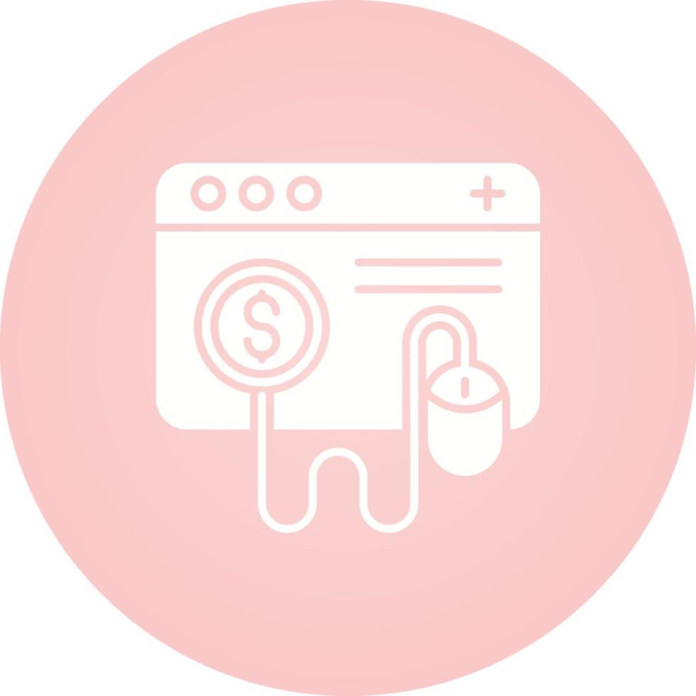 Pay Per Click Vector Icon