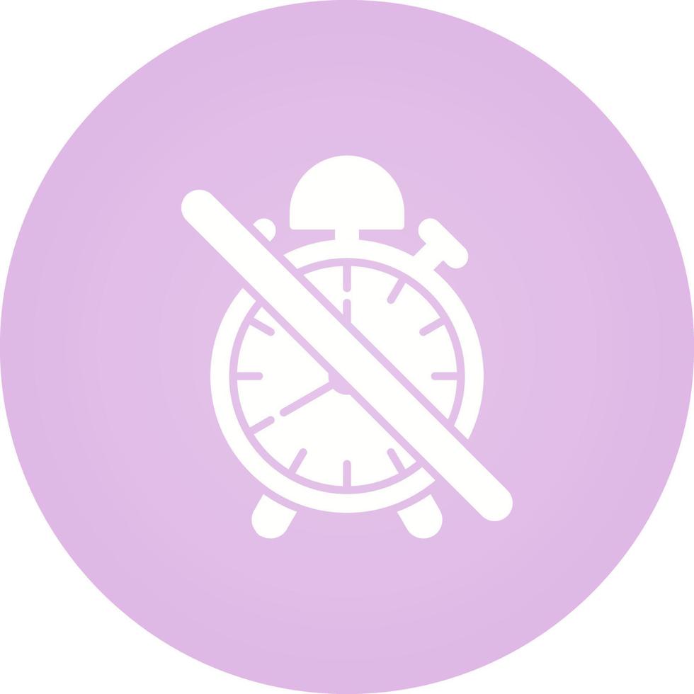No Alarm Vector Icon