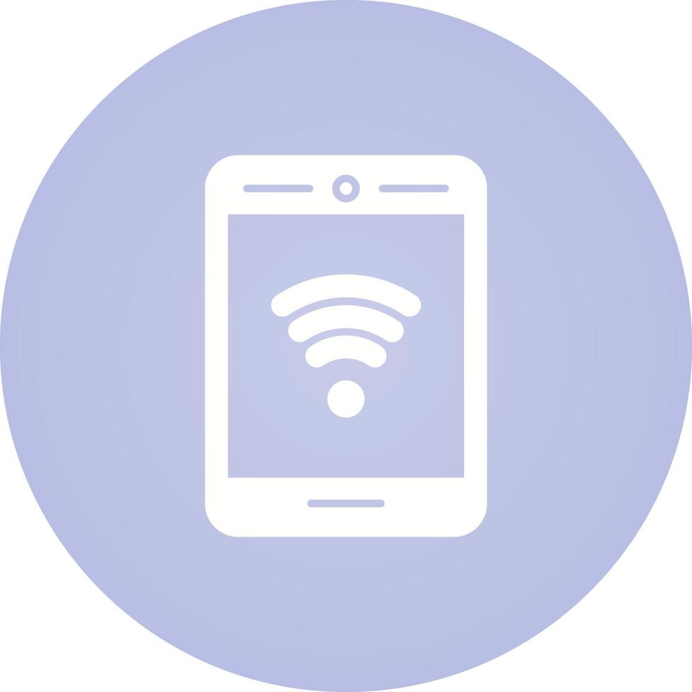 Phone With Signal Vector Icon