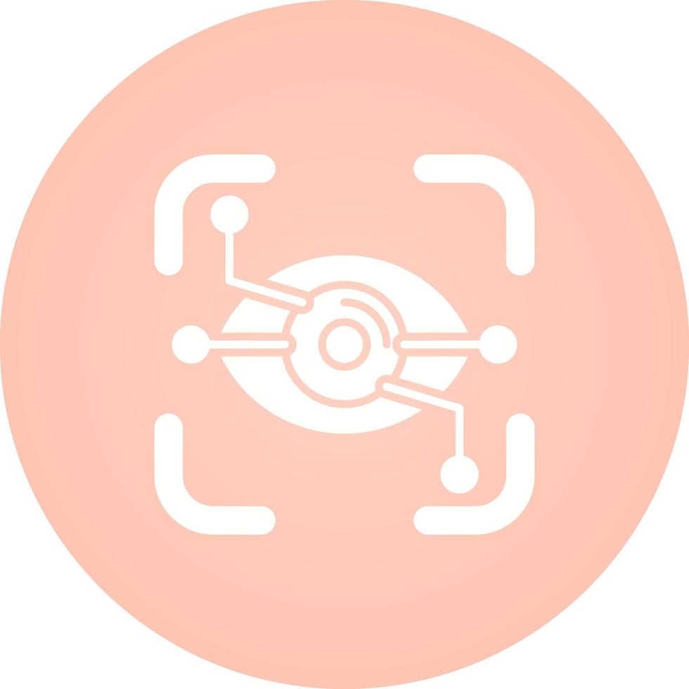 Eye Recognition Vector Icon