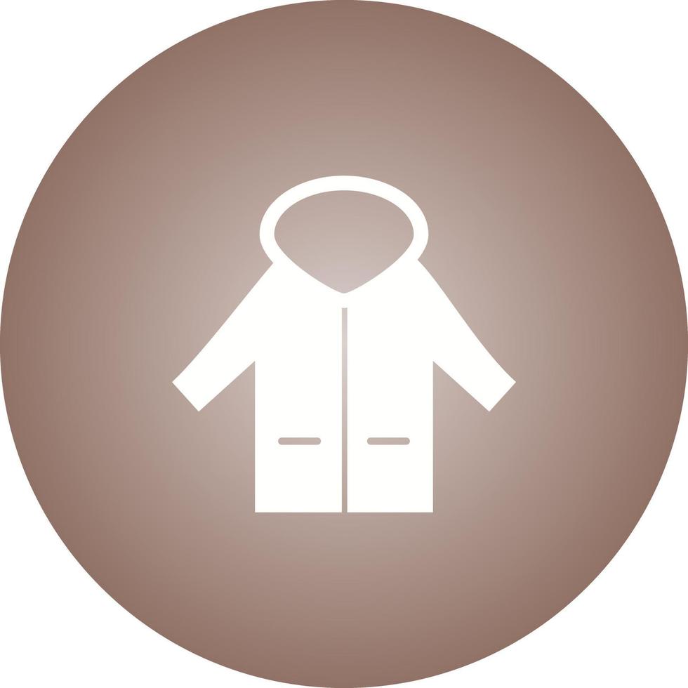Unique Coat Vector Glyph Icon