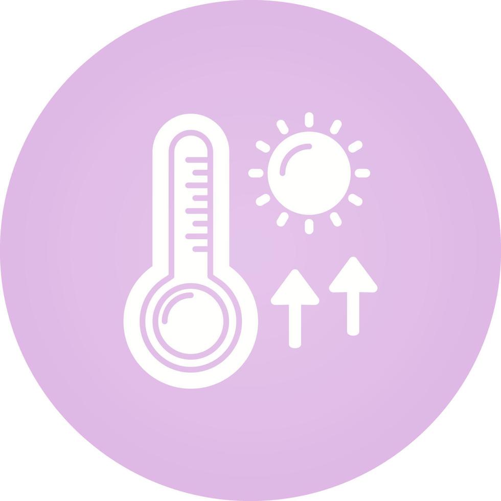 High Temperatures Vector Icon