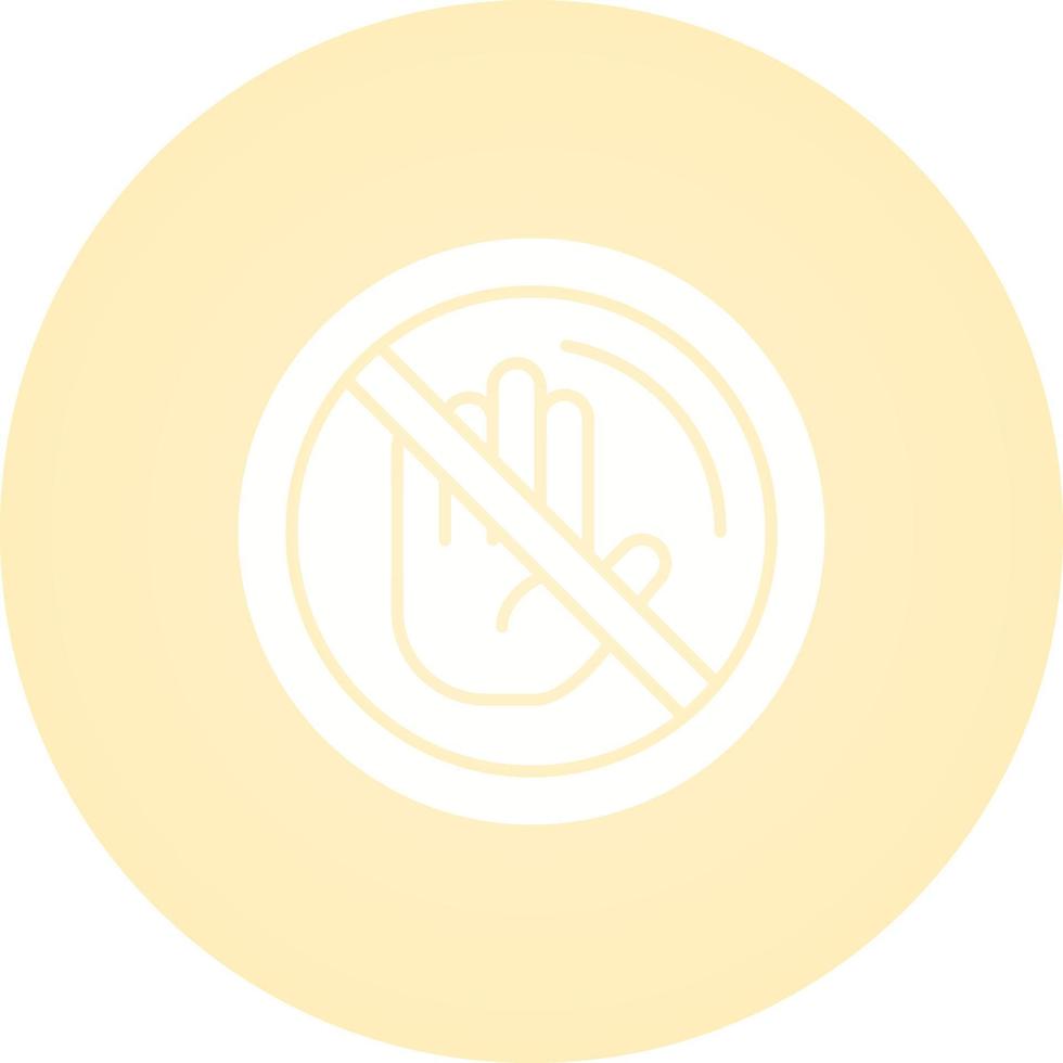 No Passing Vector Icon