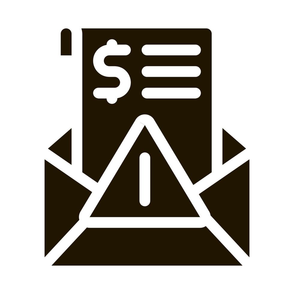Fake Money Criminal Liability Warning Icon Vector Glyph Illustration fake-money-criminal-liability-warning-icon-vector-glyph-illustration