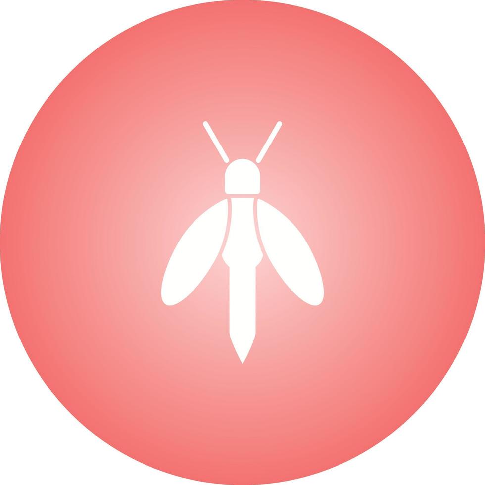 Unique Firefly Glyph Vector Icon