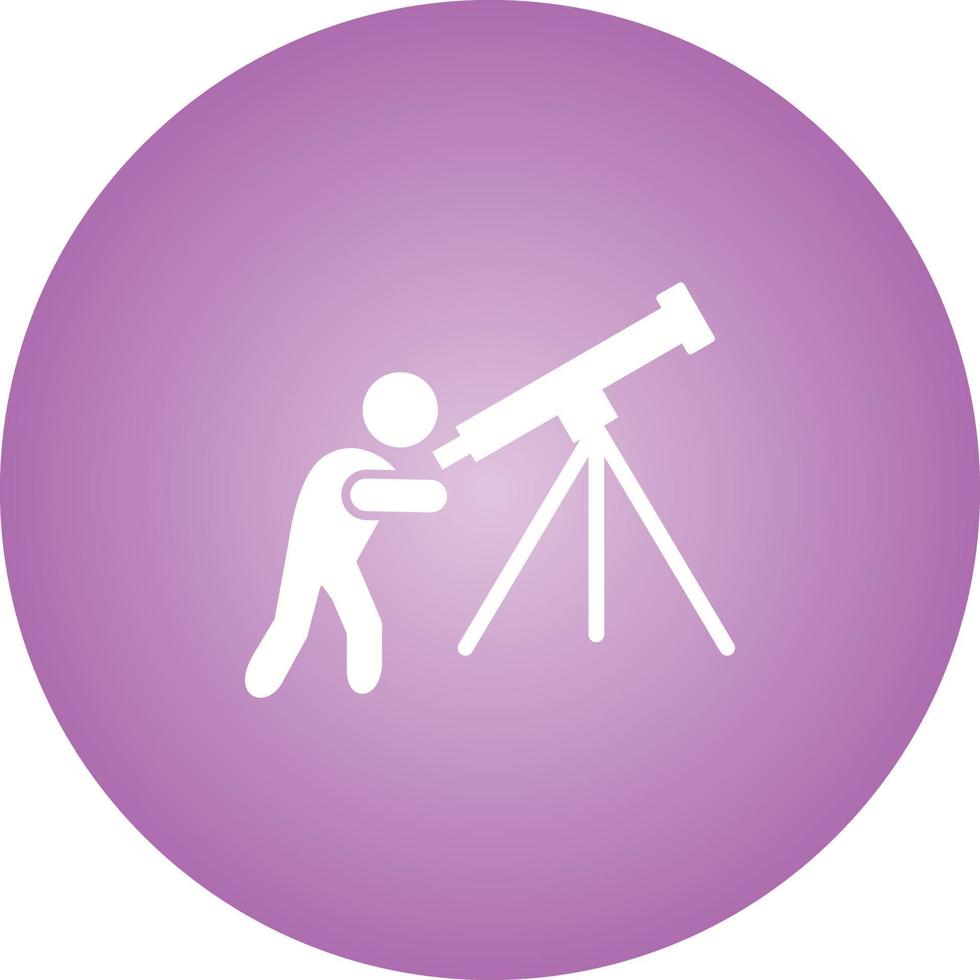 Unique Adjusting Telescope Vector Glyph Icon