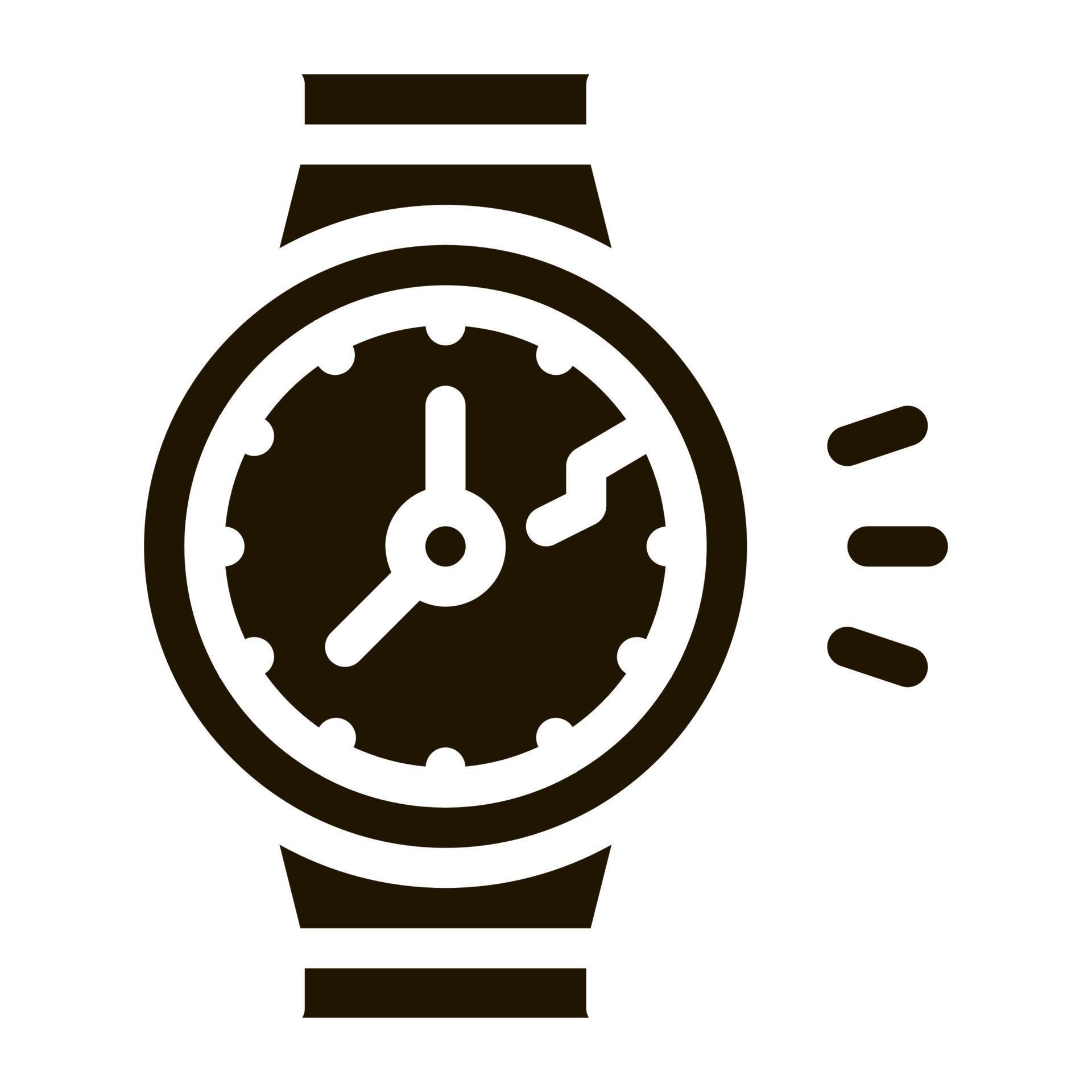 broken watch icon Vector Glyph Illustration 17493260 Vector Art at Vecteezy