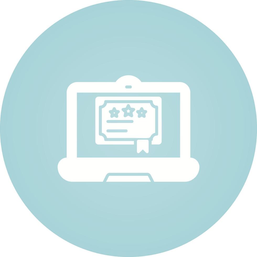 Digital Certificate Vector Icon