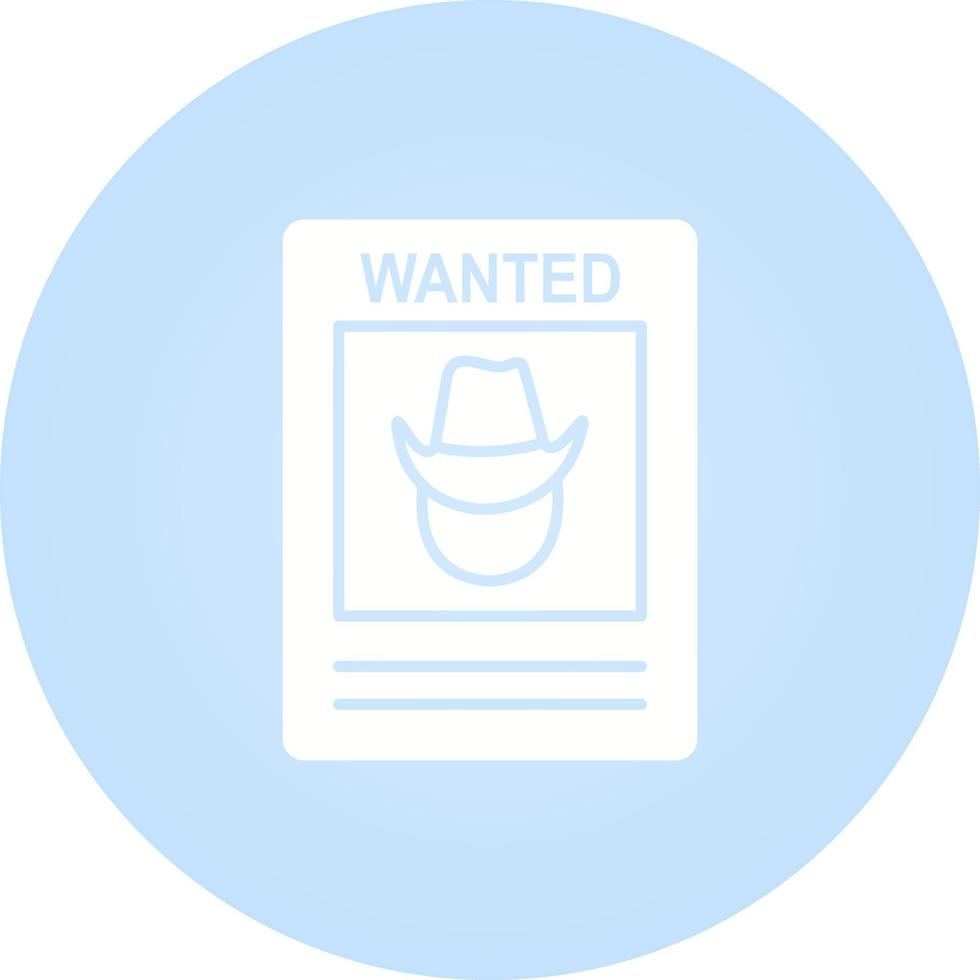 Wanted Poster Vector Icon