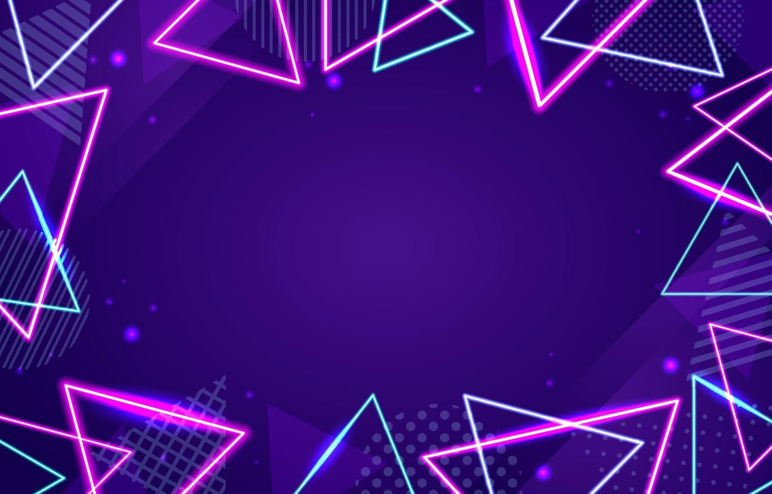 Neon Lights Background vector