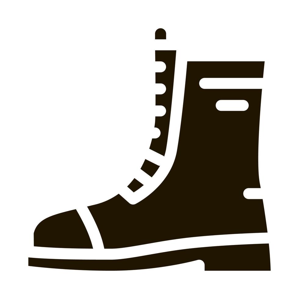 boot for travel icon Vector Glyph Illustration