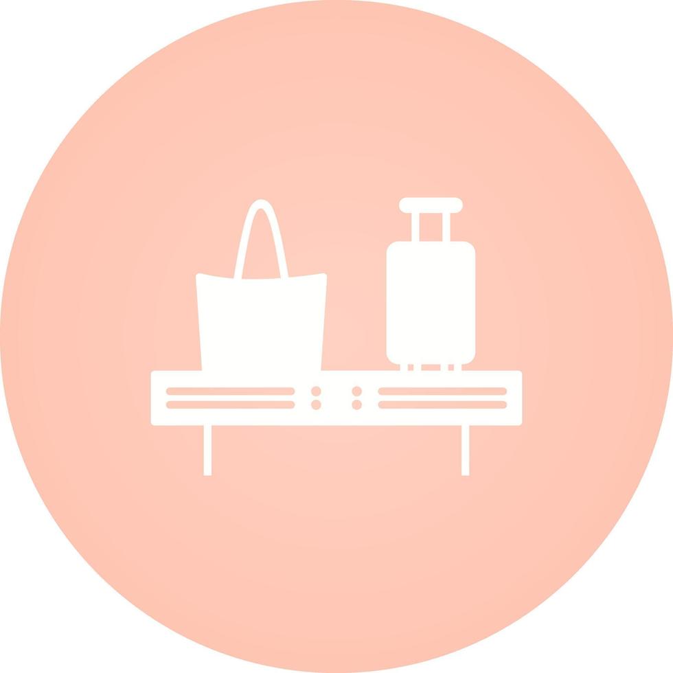 Luggage Carousel Vector Icon