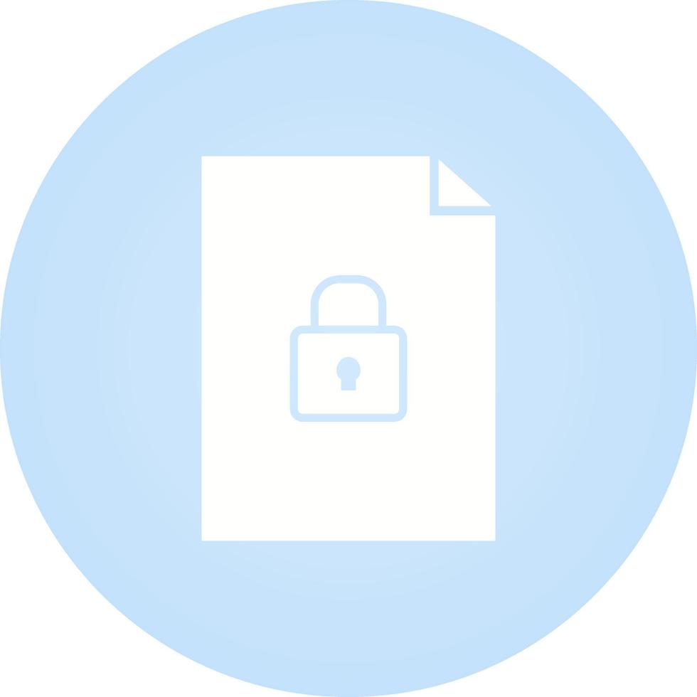 Secure Document Vector Icon