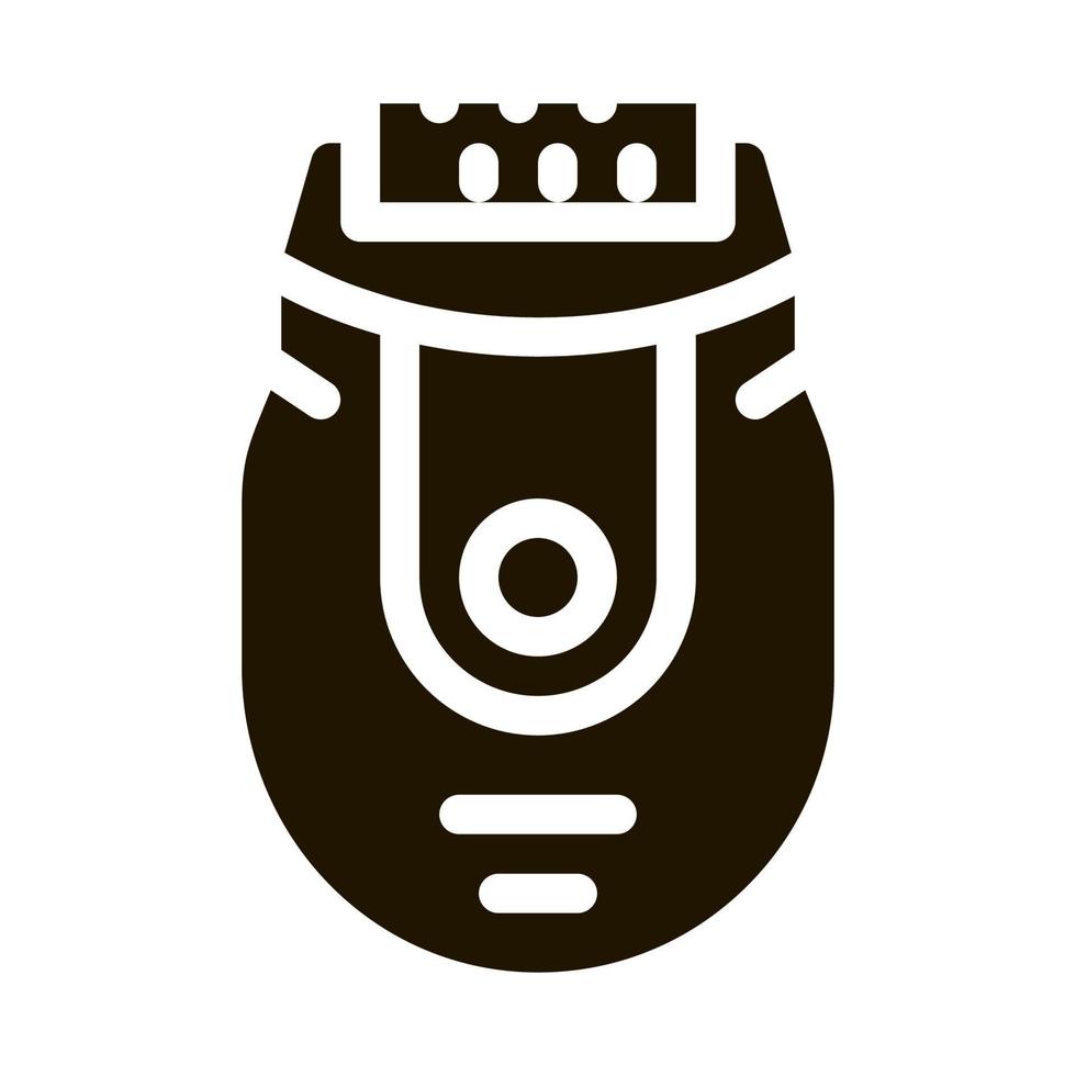 epilator device icon Vector Glyph Illustration
