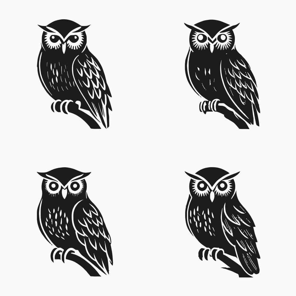 4 Variantes Del Logo Del B ho Ilustraci n De Vector De Logotipo 4-variantes-del-logo-del-b-ho-ilustraci-n-de-vector-de-logotipo