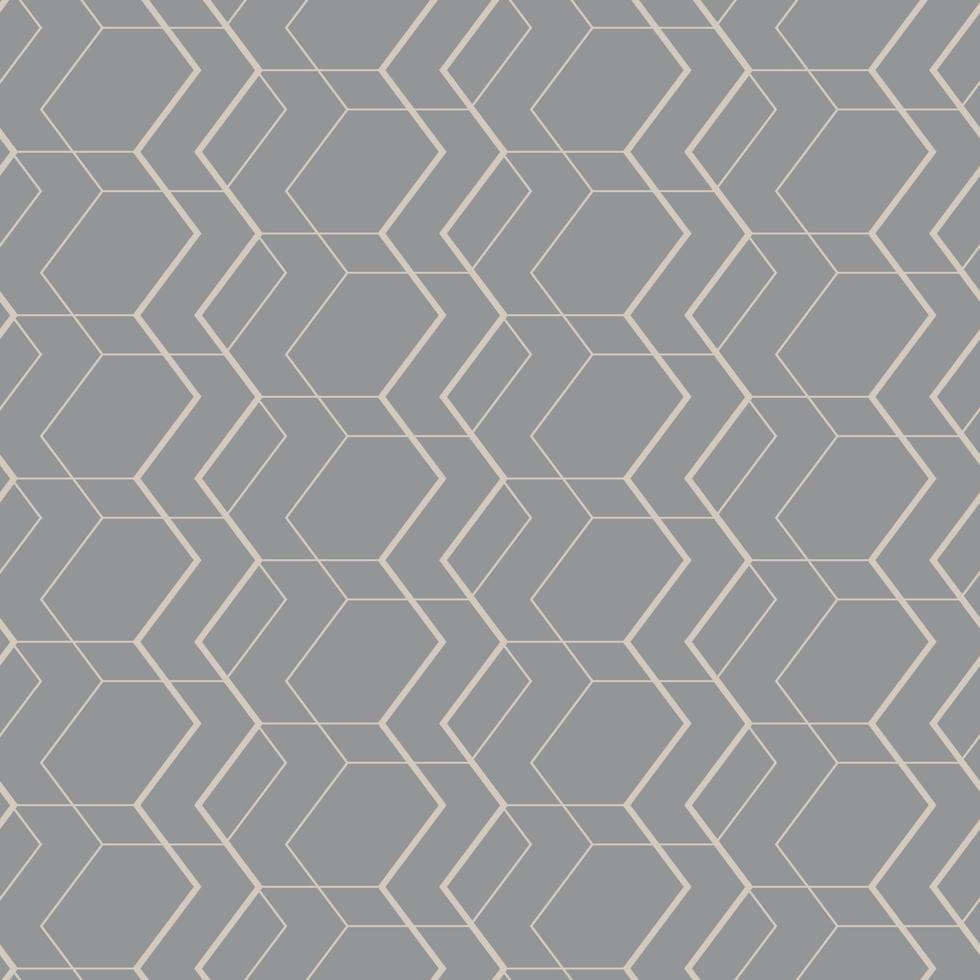 Vector seamless patterns. Geometrical patterns on a gray background.