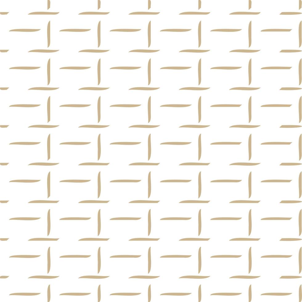 Modern vector seamless illustration. Linear gold pattern on a white background. Ornamental pattern for leaflets, printing, wallpaper, backgrounds