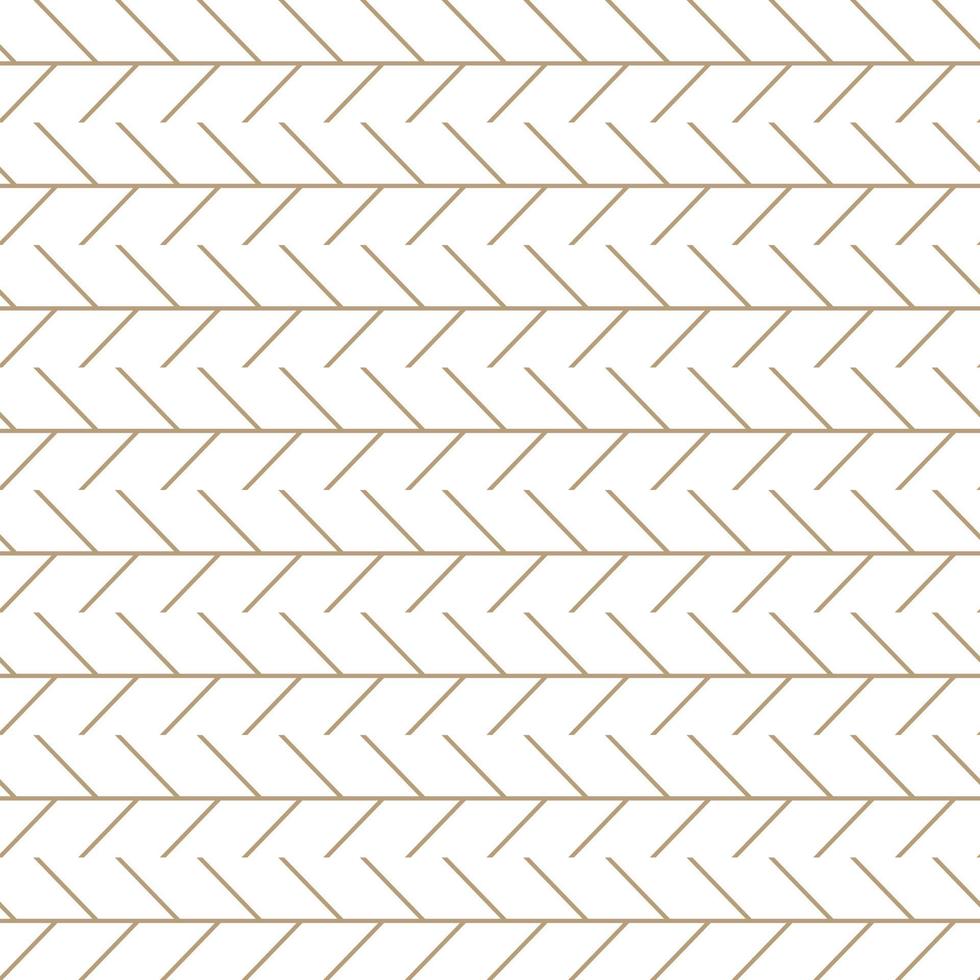 Modern vector seamless illustration. Linear gold pattern on a white background. Ornamental pattern for leaflets, printing, wallpaper, backgrounds