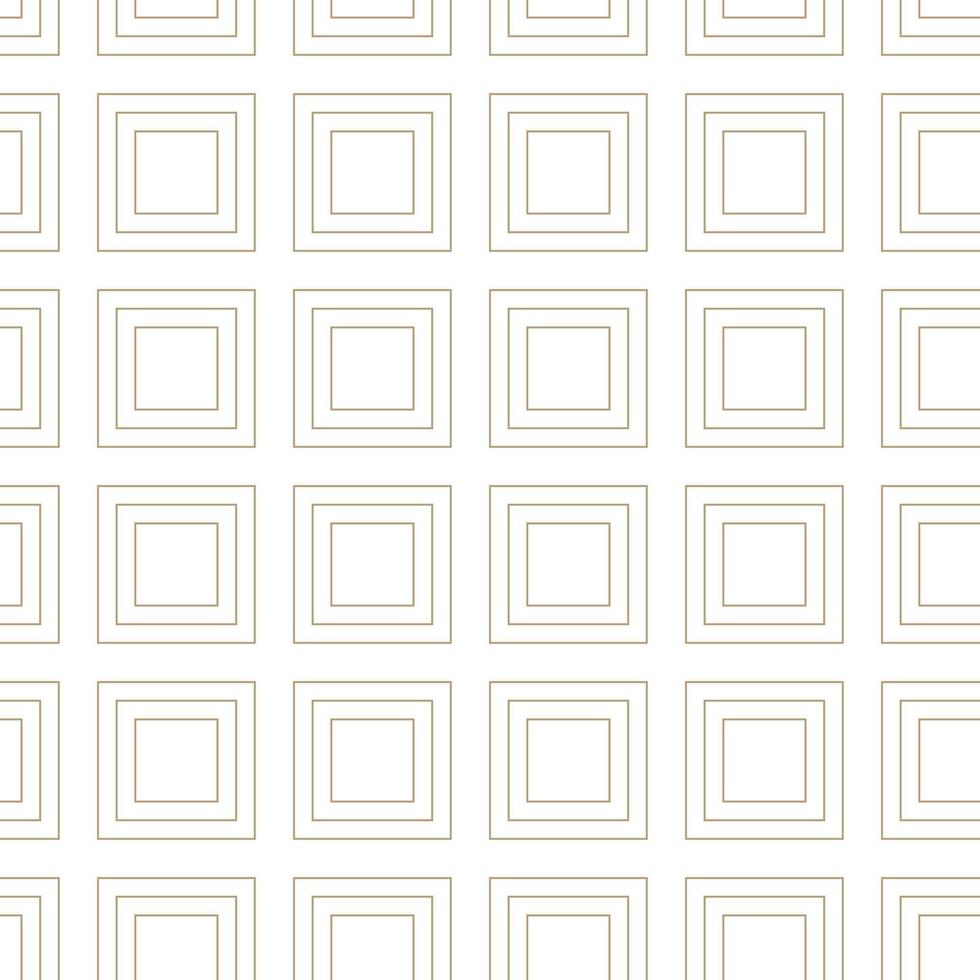 ilustración perfecta de vector moderno. patrón de oro lineal sobre un fondo blanco. patrón ornamental para folletos, impresión, papel tapiz, fondos