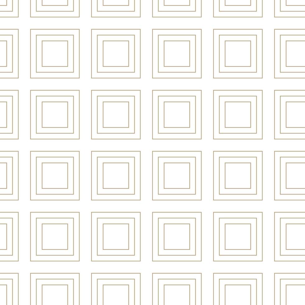 Modern vector seamless illustration. Linear gold pattern on a white background. Ornamental pattern for leaflets, printing, wallpaper, backgrounds