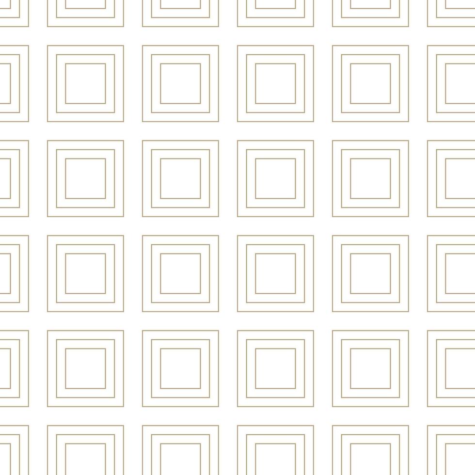 Modern vector seamless illustration. Linear gold pattern on a white background. Ornamental pattern for leaflets, printing, wallpaper, backgrounds