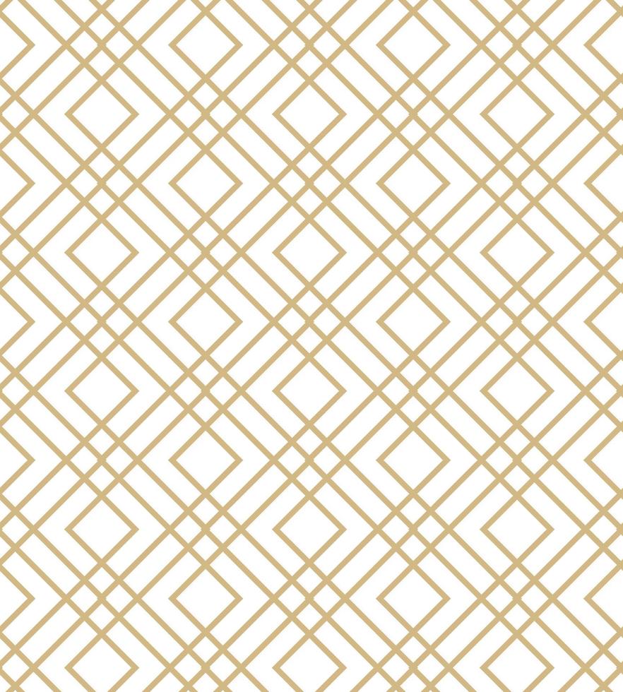 Modern vector seamless illustration. Linear gold pattern on a white background. Ornamental pattern for leaflets, printing, wallpaper, backgrounds