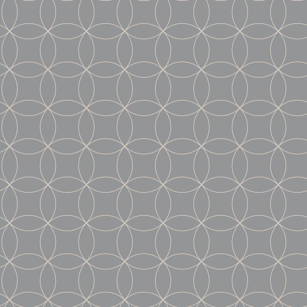 Vector seamless patterns. Geometrical patterns on a gray background.