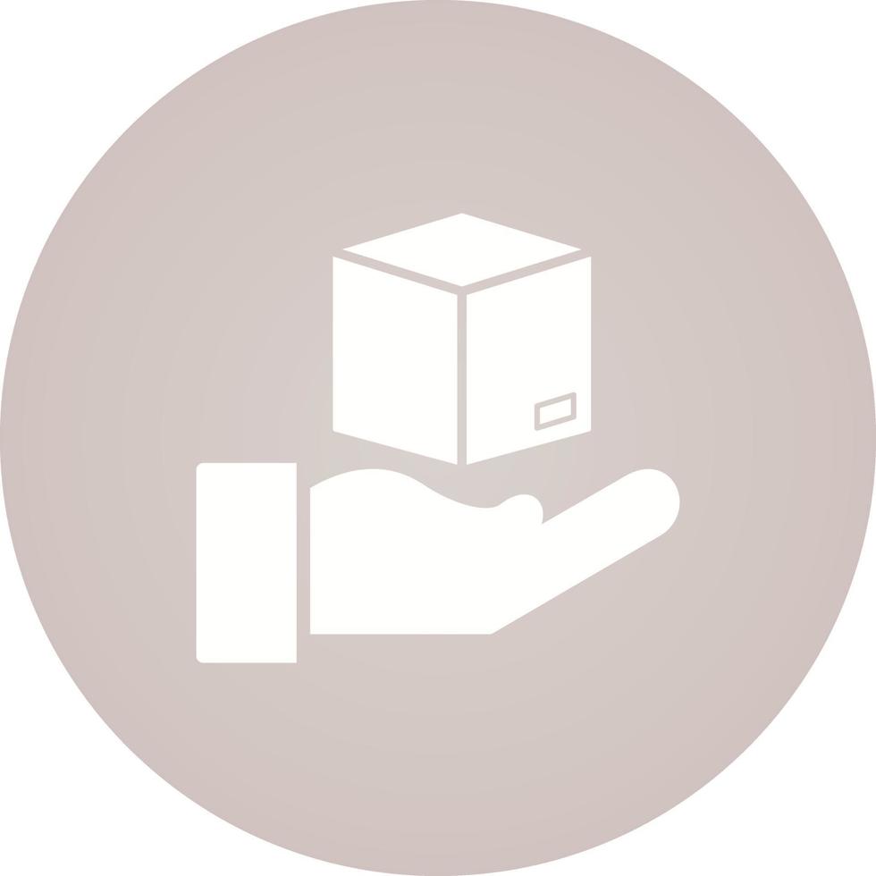 Hand Over Package Vector Icon