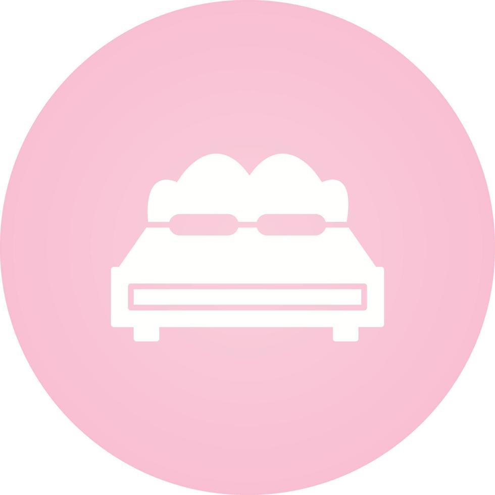 Double Bed Vector Icon