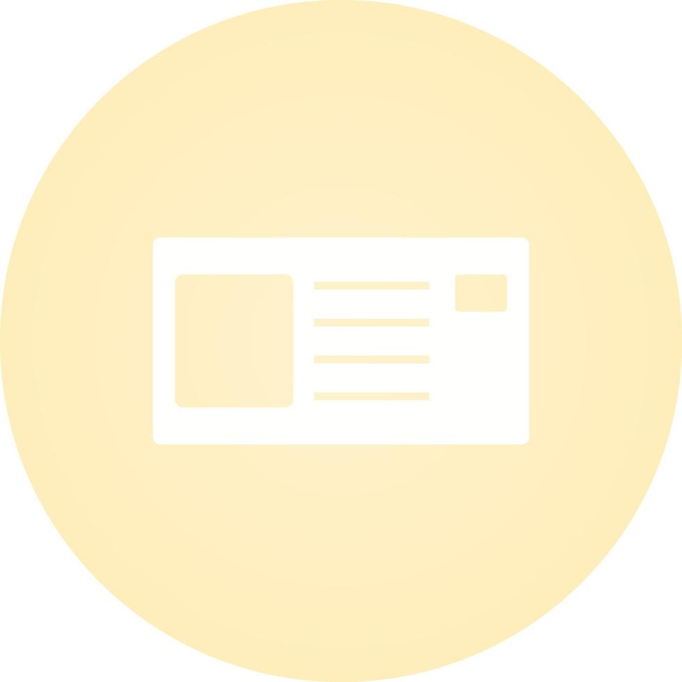 Identity Card Vector Icon