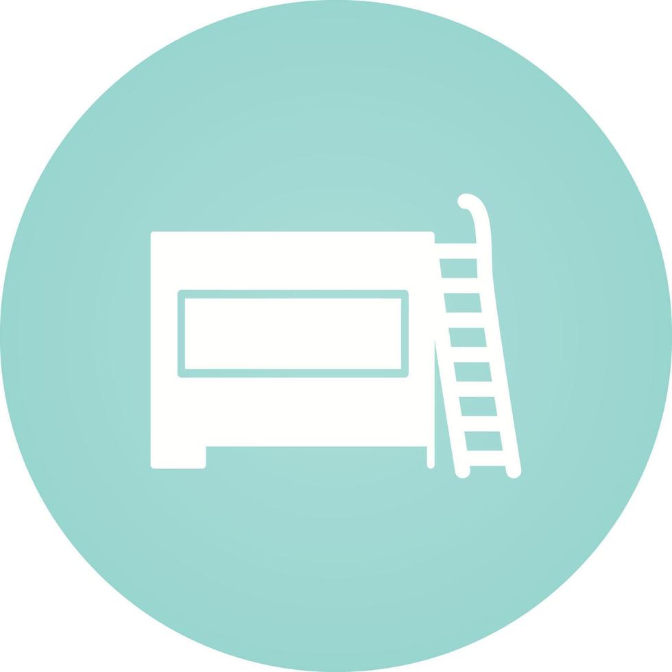 Bunk bed Vector Icon