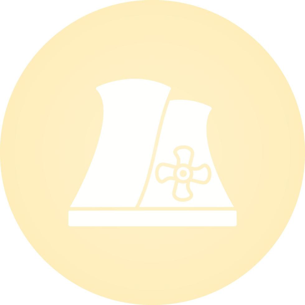 Nuclear Plant Vector Icon