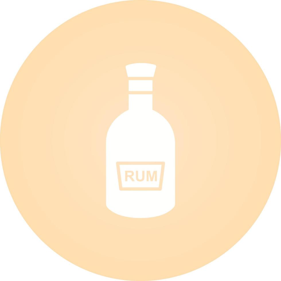 Bottle of Rum Vector Icon