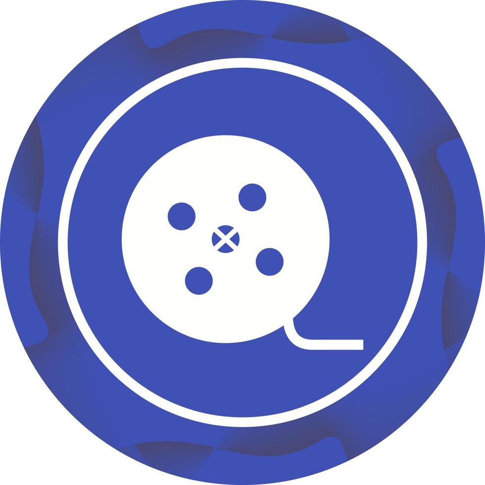 Beautiful Reel Glyph Vector Icon