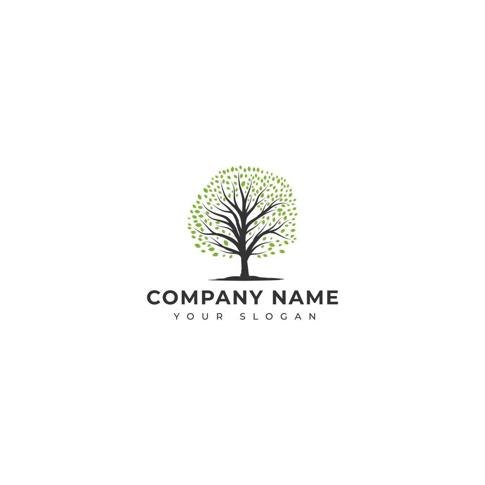 Tree logo vector design template