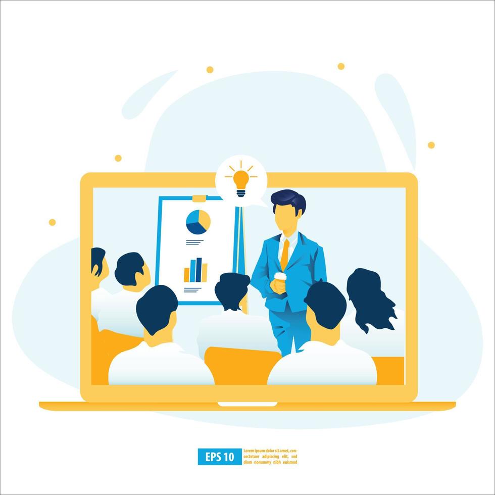 aprendizaje virtual, formación digital en línea, e-learning con ai, educación en línea y concepto de libro electrónico. ilustración vectorial moderna para sitio web y aplicación móvil vector
