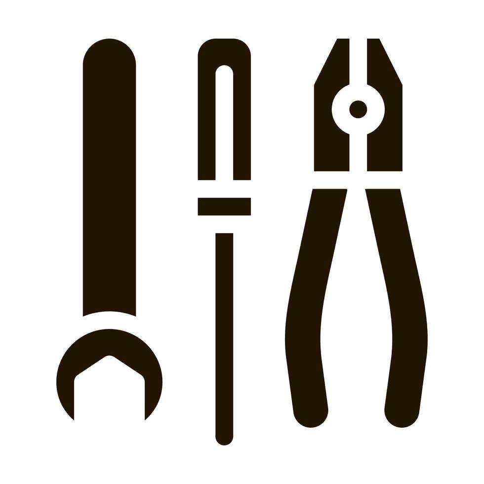 repair tool icon Vector Glyph Illustration