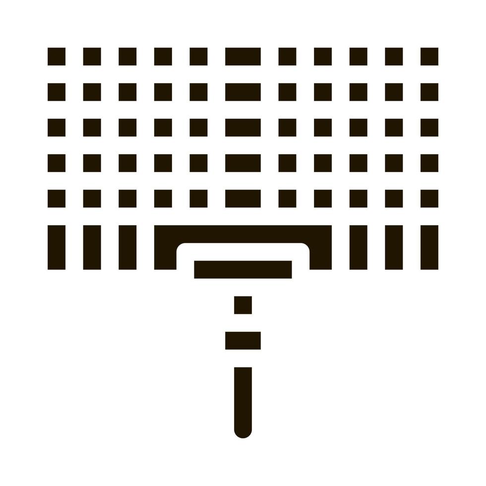 bbq grid icon Vector Glyph Illustration
